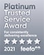 Platinum Trusted Service Award 2021