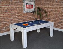 Signature Chester White Solid Wood Pool Dining Table, 6ft: Warehouse Clearance