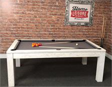 Signature Chester White Solid Wood Pool Dining Table, 7ft: Warehouse Clearance