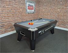 Signature Tournament Coin-Operated Pool Table - 7ft, Black Finish: Warehouse Clearance