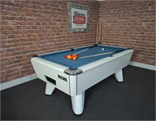 Supreme Winner Pool Table: White Pearl Finish - 7ft: Warehouse Clearance