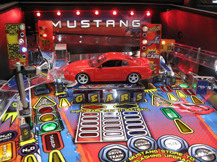 Stern Mustang Pinball Machine - Car