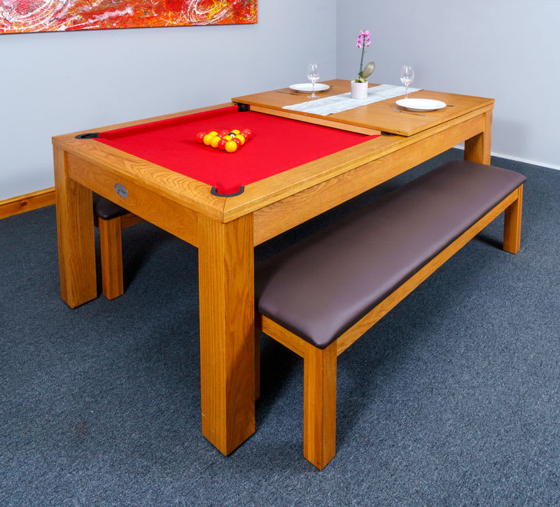 Signature Chester Oak Pool Dining Table - 6ft, 7ft | Free ...