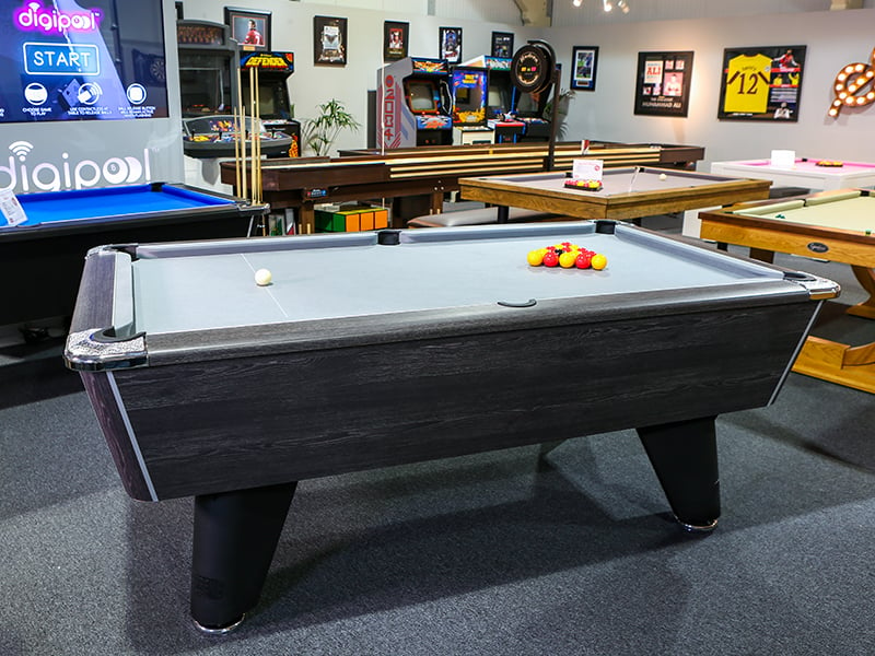 Supreme Winner Pool Table in Rustic Black