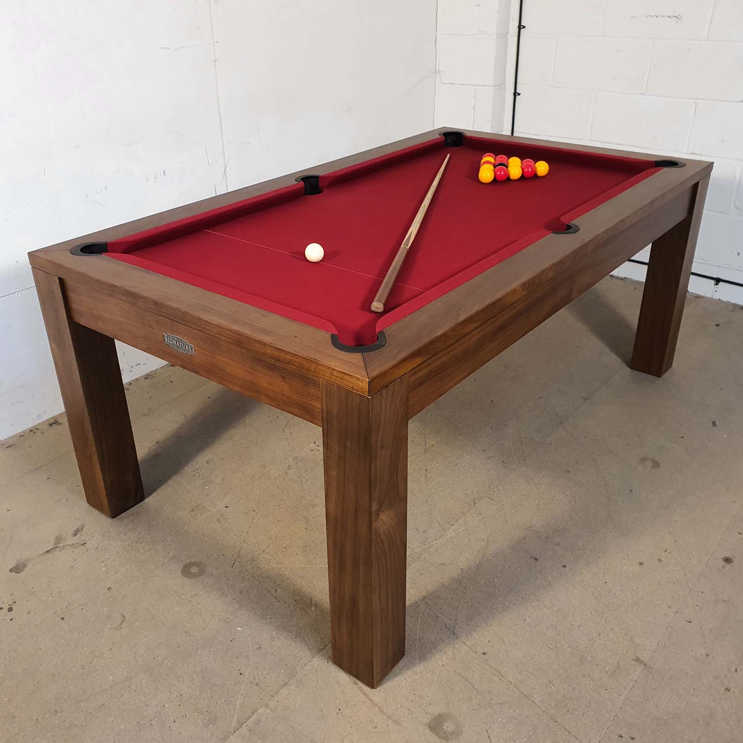 Signature Chester Solid Walnut Pool Dining Table ...