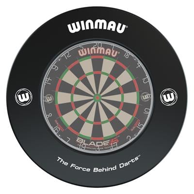 Winmau Printed Black Dartboard Surround