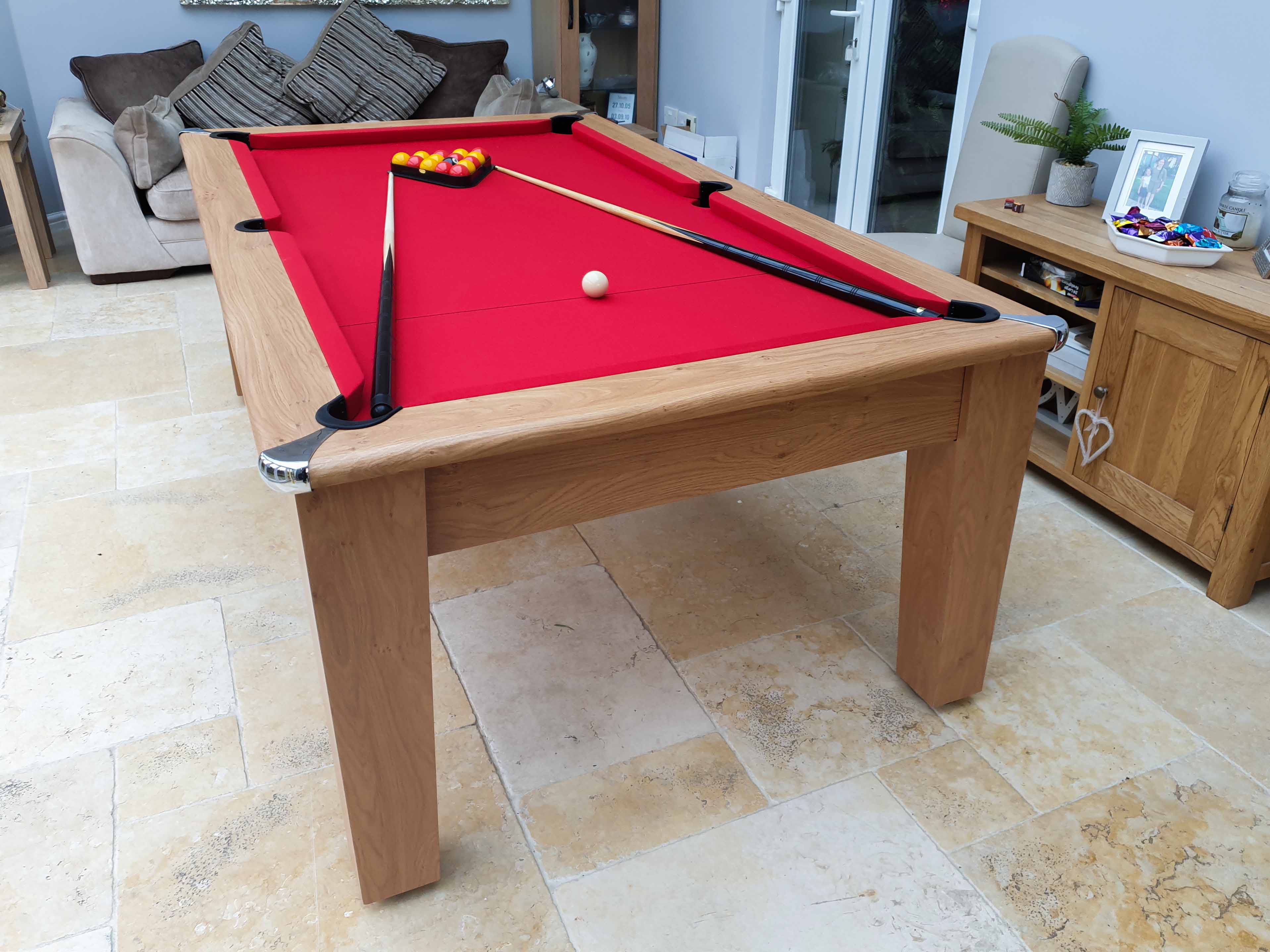 Pool Dining Table Oak - Image to u