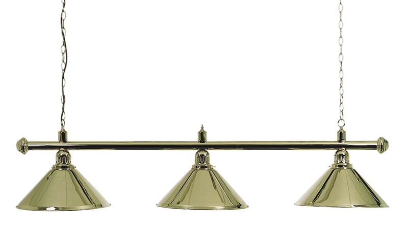 brass pool table light