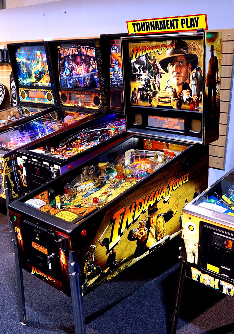 indiana jones pinball machine for sale