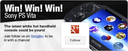 Win A Sony Ps Vita Follow Us On Google