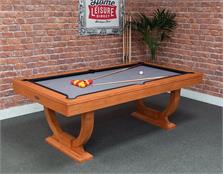 Signature Huntsman Pool Dining Table: Oak Finish, 7ft - Warehouse Clearance