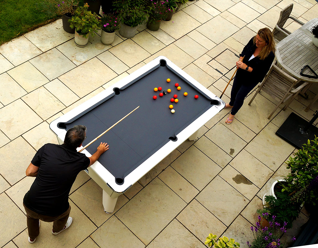 Signature Tournament Outdoor Pool Table - Gameplay - 4