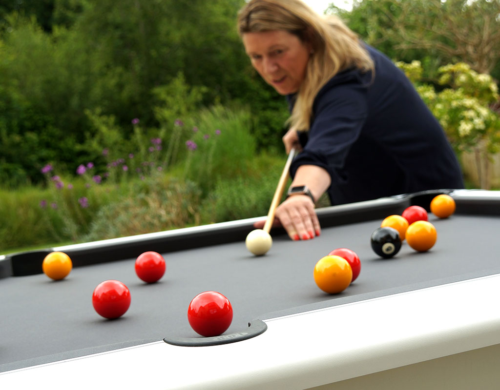 Signature Tournament Outdoor Pool Table - Gameplay - 2