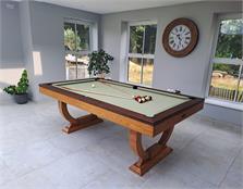 Signature Huntsman Oak and Walnut Pool Dining Table: 6ft, 7ft