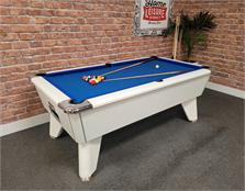 Signature Tournament Pro Edition Pool Table: White Finish, 7ft - Warehouse Clearance