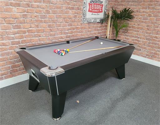 Signature Tournament Pro Edition Pool Table: Black Finish, 7ft - Warehouse Clearance